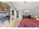 View of main bedroom showing ensuite bathroom with shower and walk-in closet at 429 Glenbrook Ln, Avon, IN 46123