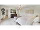 Bright and airy main bedroom featuring neutral decor and an open view into the walk-in closet at 4379 Red Pine Dr, Bargersville, IN 46106
