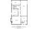 Basement floor plan showcasing the Gathering room, office, laundry, storage and bathroom locations at 4455 Broadway St, Indianapolis, IN 46205