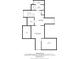 Second floor plan featuring the primary bedroom, sitting room, walk-in closet, and bathrooms at 4455 Broadway St, Indianapolis, IN 46205
