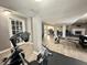 Open basement including a door to the outside and offering flexibility for exercise or Gathering fun at 4655 Rockcress Ct, Zionsville, IN 46077