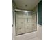 Bathroom featuring an enclosed glass shower at 4655 Rockcress Ct, Zionsville, IN 46077