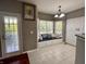 This bright breakfast nook features a cozy window seat and natural light at 4655 Rockcress Ct, Zionsville, IN 46077