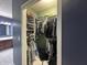 Walk-in closet featuring shelving, clothing racks, and ample storage space at 4655 Rockcress Ct, Zionsville, IN 46077