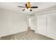 This bedroom features carpeted floors and a closet at 5015 Nowland Ave, Indianapolis, IN 46201