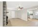 Bright living room with fireplace and hardwood floors at 5015 Nowland Ave, Indianapolis, IN 46201