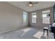Bedroom with lots of natural light, a ceiling fan, and room for a piano at 5527 Mahogany Dr, Noblesville, IN 46062