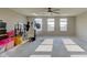 Large bonus room with three windows, ideal for flexible living at 5527 Mahogany Dr, Noblesville, IN 46062