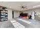 Spacious bonus room with abundant storage and ample lighting at 5527 Mahogany Dr, Noblesville, IN 46062