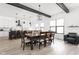 Open kitchen and dining area perfect for entertaining, with modern appliances at 5678 N College Ave, Indianapolis, IN 46220