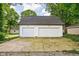Two car detached garage at 5678 N College Ave, Indianapolis, IN 46220