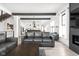 Stylish, open-concept living space with modern design and access to the kitchen at 5678 N College Ave, Indianapolis, IN 46220