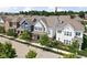 An aerial view of well-maintained homes with manicured lawns in a desirable neighborhood at 5832 Buskirk Dr, Indianapolis, IN 46216