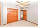 Bedroom featuring closet space with a fan at 662 Leah Way, Greenwood, IN 46142