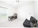 Spare bedroom featuring a desk, futon, and carpet at 7147 Prelude Rd, Brownsburg, IN 46112