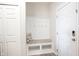 Mud room with bench, storage, and hooks at 7147 Prelude Rd, Brownsburg, IN 46112