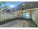 Small backyard with privacy fence at 7468 Countrybrook Dr, Indianapolis, IN 46260