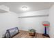 Finished basement with play area perfect for activities and fun at 8336 Bent Oak Dr, Indianapolis, IN 46236