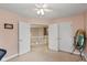 Bright bedroom with a view to the second floor and dual closets at 8336 Bent Oak Dr, Indianapolis, IN 46236