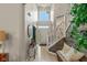 Grand foyer with high ceilings, decorative lighting, and a staircase leading to the upper level at 8336 Bent Oak Dr, Indianapolis, IN 46236