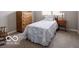Small bedroom featuring a single bed with dresser and window at 8866 Twain Ln, Indianapolis, IN 46239