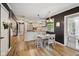 A charming eat-in kitchen featuring granite countertops and stainless appliances at 911 Glendale Dr, Lebanon, IN 46052