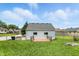 View of backyard featuring a cozy deck, perfect for enjoying the outdoors at 95 S 11Th Ave, Beech Grove, IN 46107