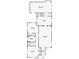 Detailed floor plan showcasing the layout of the home, including room dimensions for living spaces at 95 S 11Th Ave, Beech Grove, IN 46107