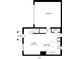 Main floor plan featuring an open-concept layout with a living room, kitchen, and access to the garage at 9855 Oakmont E E Dr, Pendleton, IN 46064