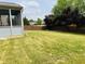 Fenced backyard and shade trees creates a serene environment perfect for Gathering activities and outdoor enjoyment at 9987 Rainbow Falls Ln, Fishers, IN 46037