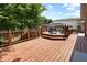 This deck is ready for outdoor relaxation and summer gatherings at 10519 N Antioch Rd, Mooresville, IN 46158