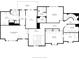 Second floor plan detailing bedrooms, bathrooms, and walk-in closets for primary bedroom and balcony access at 110 Bow Ln, Indianapolis, IN 46220