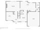 Detailed main floor plan showcasing the kitchen, living spaces, garage, and more at 11820 Stepping Stone Dr, Fishers, IN 46037