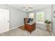 Functional home office featuring a computer setup, providing a great area for remote work at 11820 Stepping Stone Dr, Fishers, IN 46037