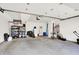 Spacious garage with ample storage space and concrete flooring at 1405 E Vermont St, Indianapolis, IN 46201