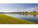 Scenic view of the community pond and surrounding houses at 15600 Woodford Dr, Westfield, IN 46074