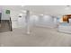 Finished basement offering a versatile living space with plush carpet and recessed lighting at 2263 Glebe St, Carmel, IN 46032