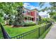Beautiful two-story home with a manicured lawn and charming front porch at 2263 Glebe St, Carmel, IN 46032
