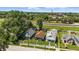 An aerial view showcasing the property and neighborhood at 3042 Newton Ave, Indianapolis, IN 46201