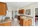 Bright eat-in kitchen with natural lighting and plenty of counter space for cooking prep at 35 Decourcy Ln, Franklin, IN 46131
