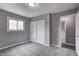 Bedroom featuring carpet, window and closet at 3617 Woodcliff Dr, Indianapolis, IN 46203