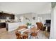 Open living space with dining area, kitchen and living room at 5120 Woodhurst Ln, Indianapolis, IN 46239