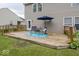 This backyard features a wood deck, lawn, and privacy fence for outdoor enjoyment at 5504 Grassy Bank Dr, Indianapolis, IN 46237