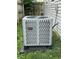 Exterior view of the home's air conditioning unit at 6588 Dunsdin Dr, Plainfield, IN 46168