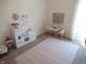 Bright playroom features a striped rug, play kitchen, table and chairs at 7232 Moultrie Dr, Indianapolis, IN 46217