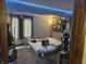 Unique bedroom with LED lighting and neutral walls, providing a stylish and personal space at 8423 Mud Creek Rd, Indianapolis, IN 46256