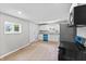 Modern kitchen with ample counter space, stylish flooring and sleek appliances at 920 State St, Shelbyville, IN 46176