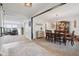 View of dining area and the staircase, offering a glimpse into the home's elegant layout and design at 10716 Patoka Rd, Indianapolis, IN 46239