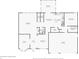 First floor plan featuring the study, dining room, kitchen, and living room at 10716 Patoka Rd, Indianapolis, IN 46239