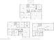 Floor plans featuring the first floor, second floor, and basement at 10716 Patoka Rd, Indianapolis, IN 46239